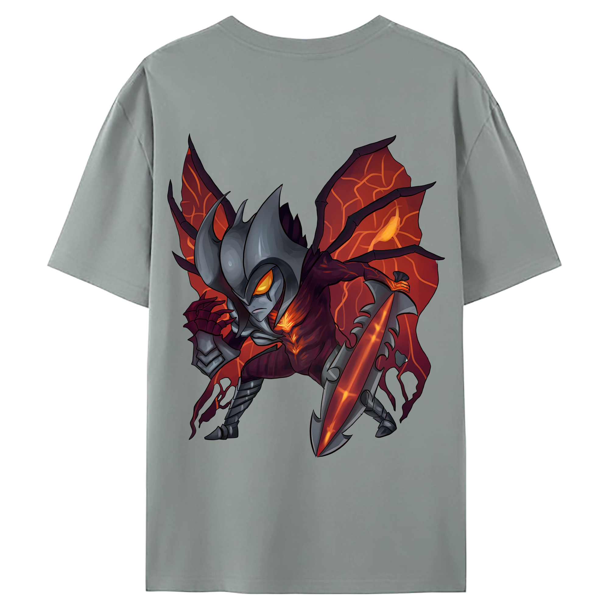 （画像用） リーグ・オブ・レジェンド League of Legends LOL 綿100％ メンズ半袖Tシャツ（バックプリント） 通気性